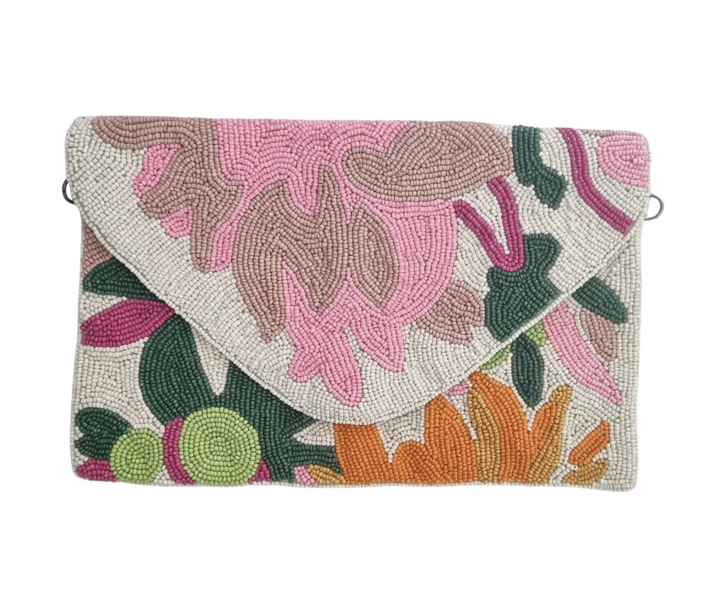 Zoda Beaded Clutch Bag