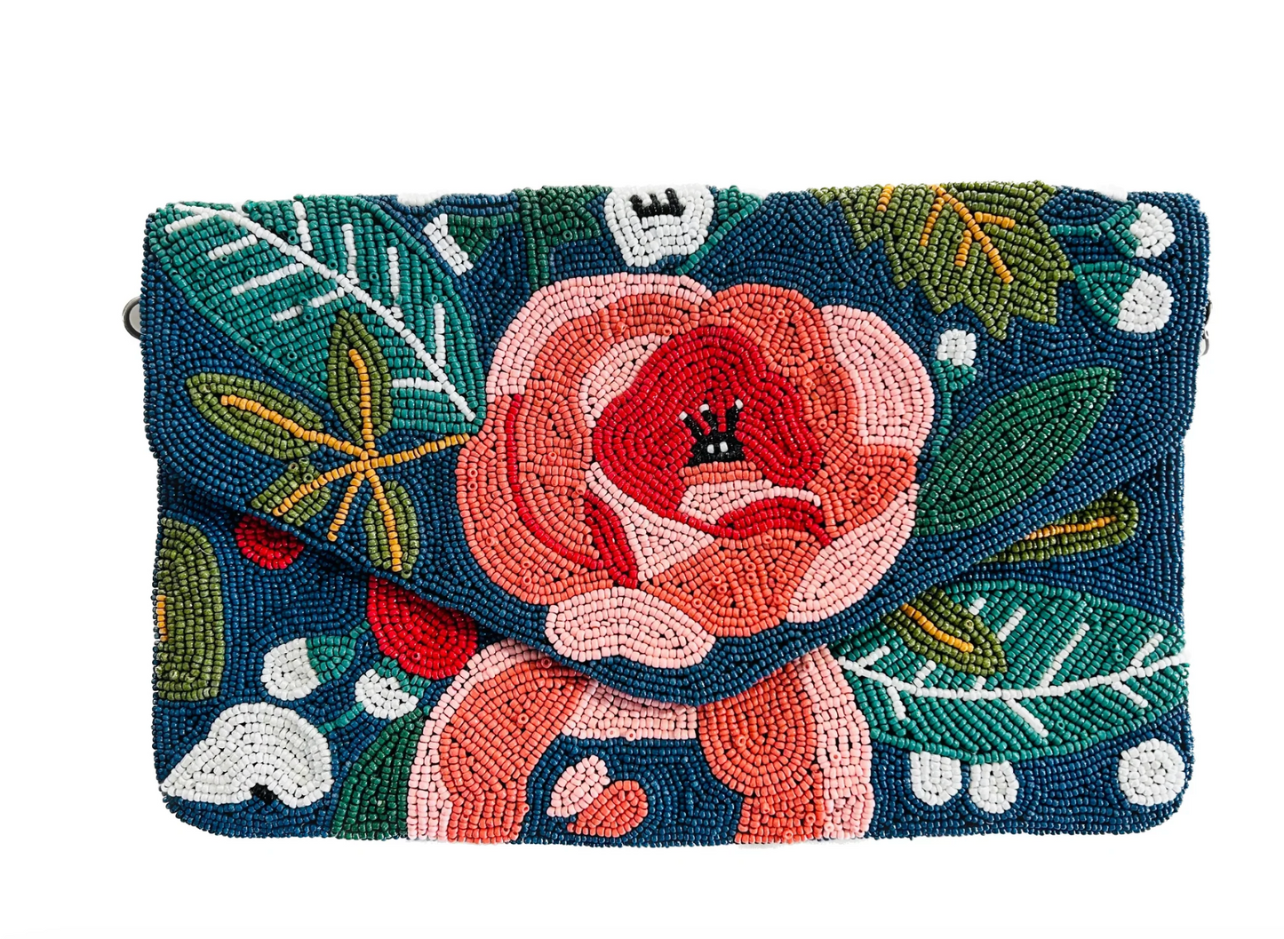 Zoda Beaded Clutch Bag