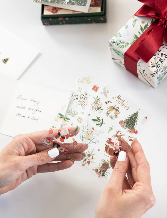 Bespoke Letterpress An Enchanted Christmas Sticker Sheet