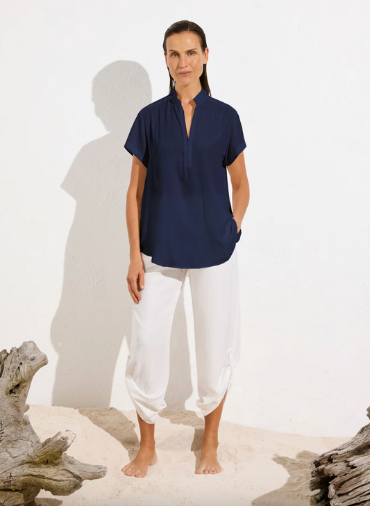 Mela Purdie Zip Stand Shirt WAS $325