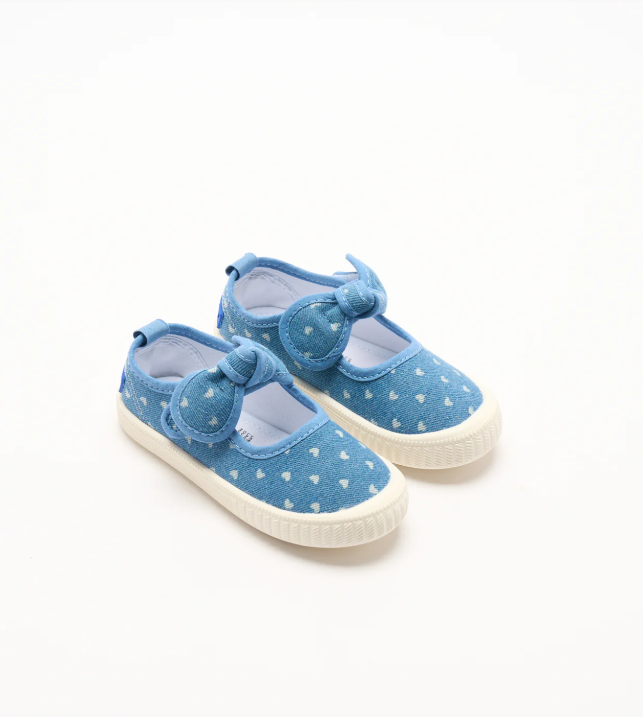 Walnut Millie Canvas Denim Heart