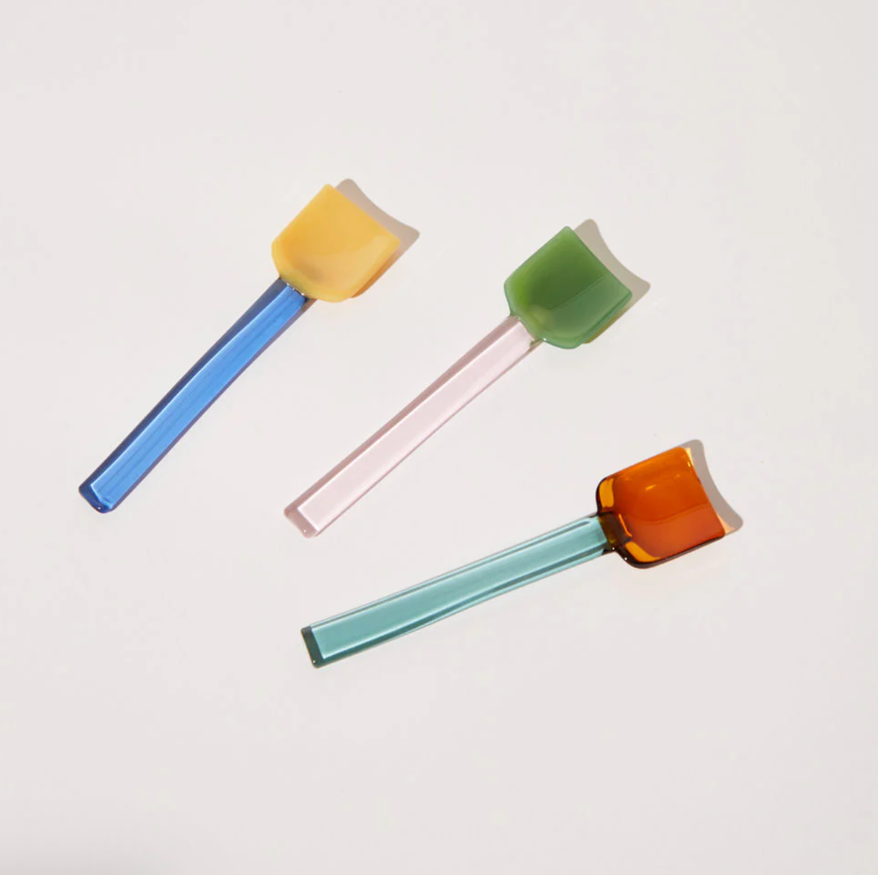 Nunu Scoopy Set of 3 Glass Spoons