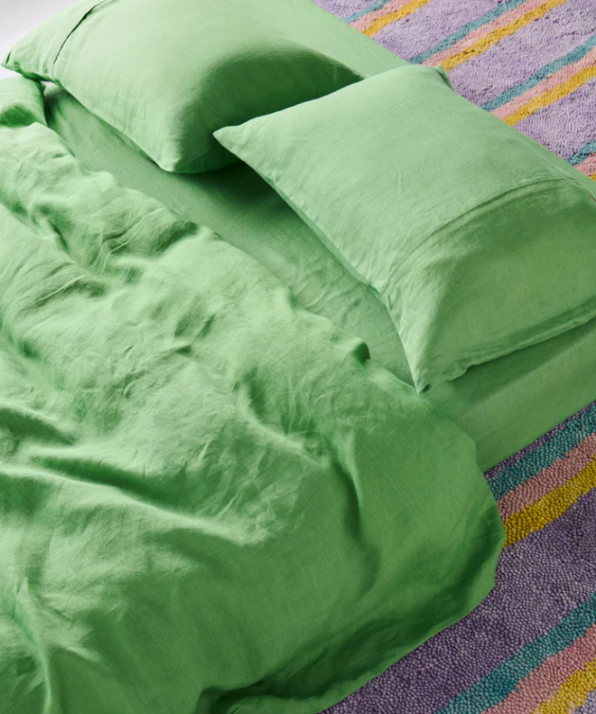 Kip & Co Green Tea Bed Linen