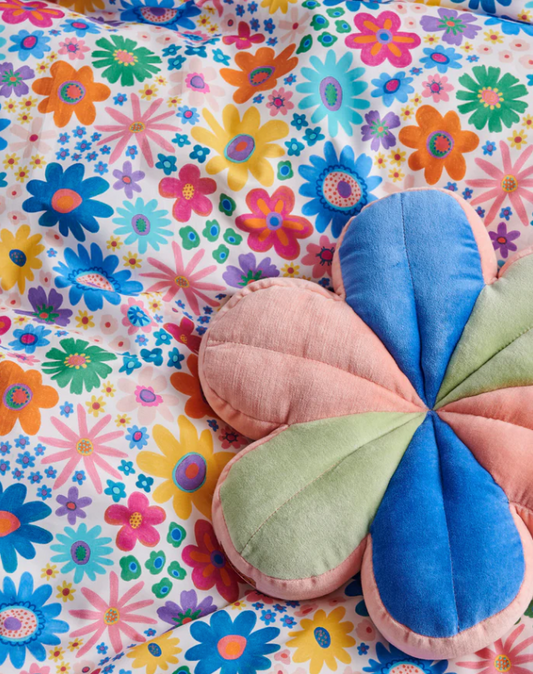 Kip & Co Dainty Velvet Petal Cushion
