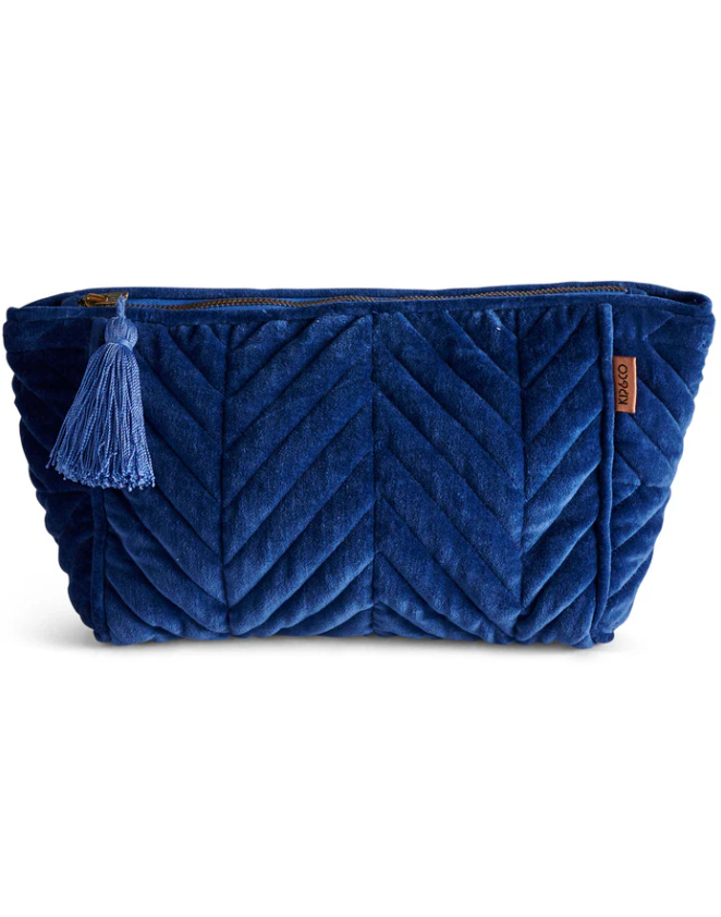 Kip & Co Velvet Toiletry Bag