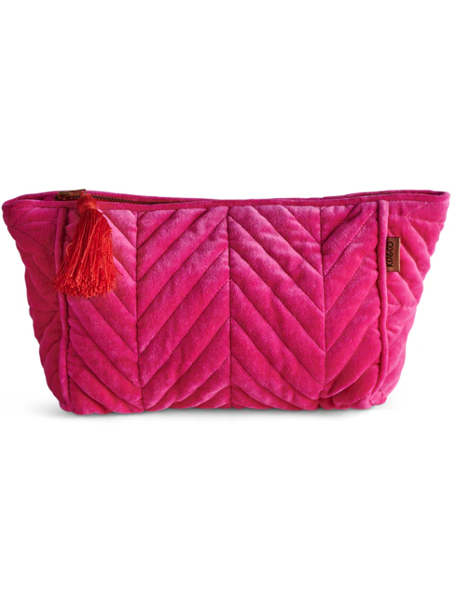 Kip & Co Velvet Toiletry Bag