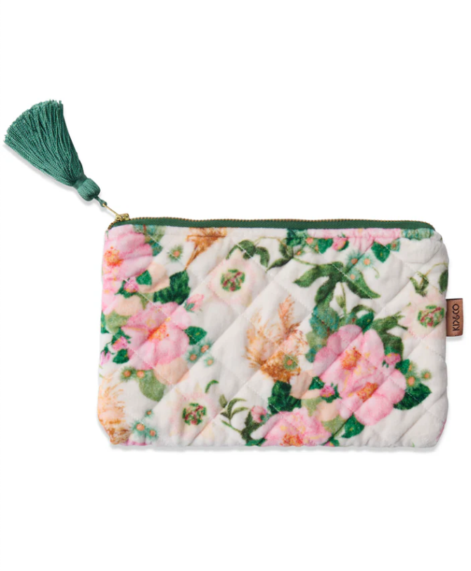 Kip & Co Velvet Cosmetics Purse