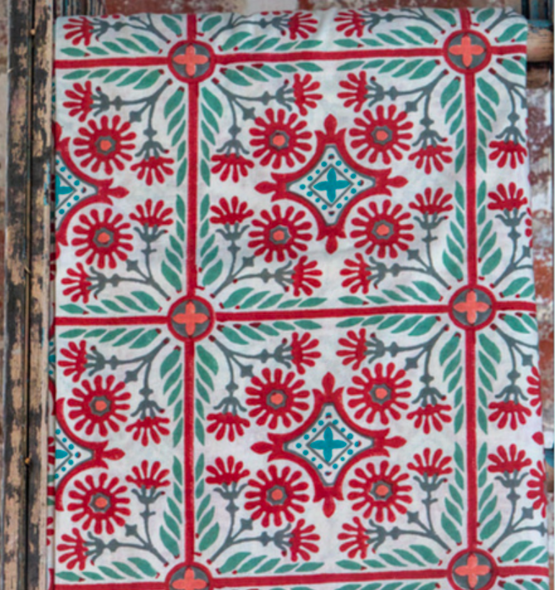 Mandalay Designs Tiles tablecloth