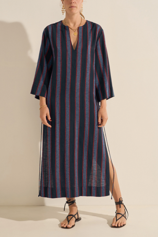 Ilio Nema Sunion Tinos Stripe Caftan