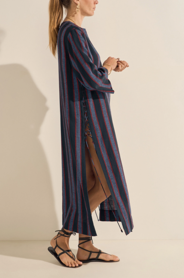 Ilio Nema Sunion Tinos Stripe Caftan