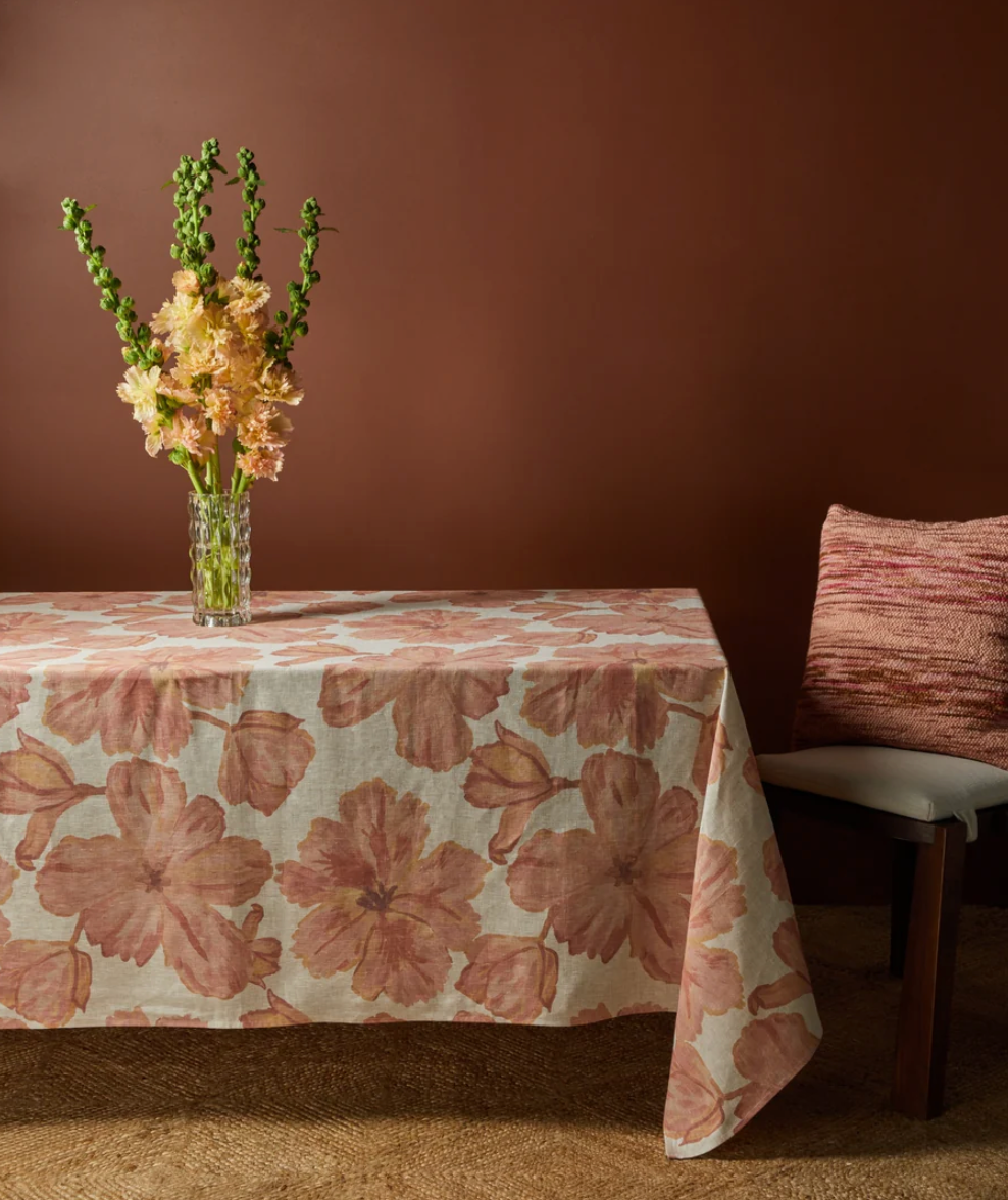 Bonnie & Neil Tulip Pink Table Linen