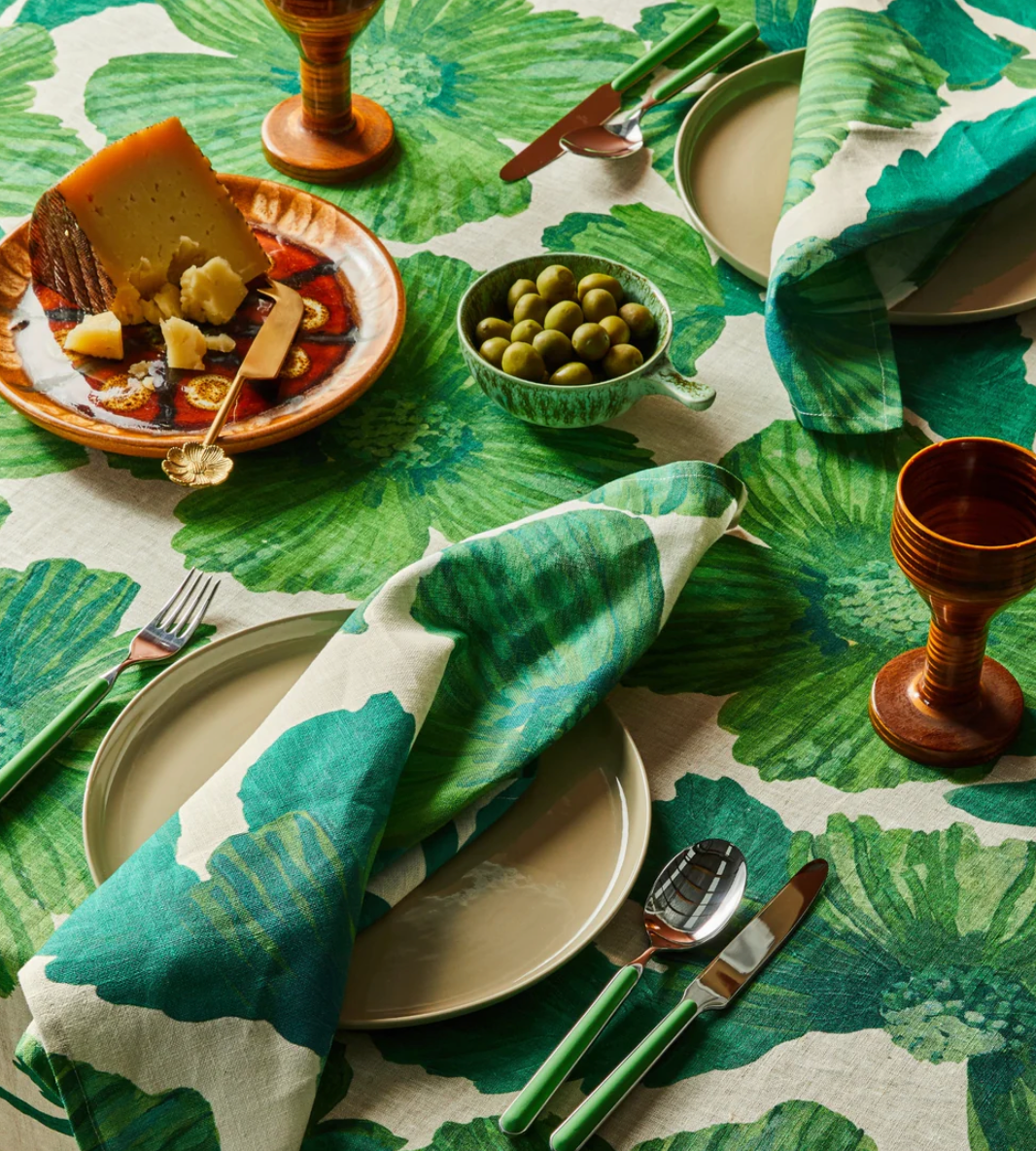 Bonnie & Neil Leon Emerald Table Linen