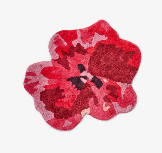 Bonnie & Neil Pansy Pink Bath Mat