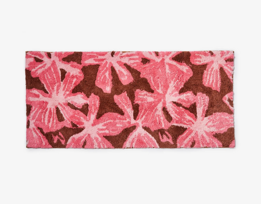 Bonnie & Neil Mave Pink Long Bath Mat