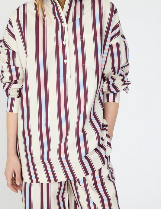 LMND Chiara Half Placket Shirt