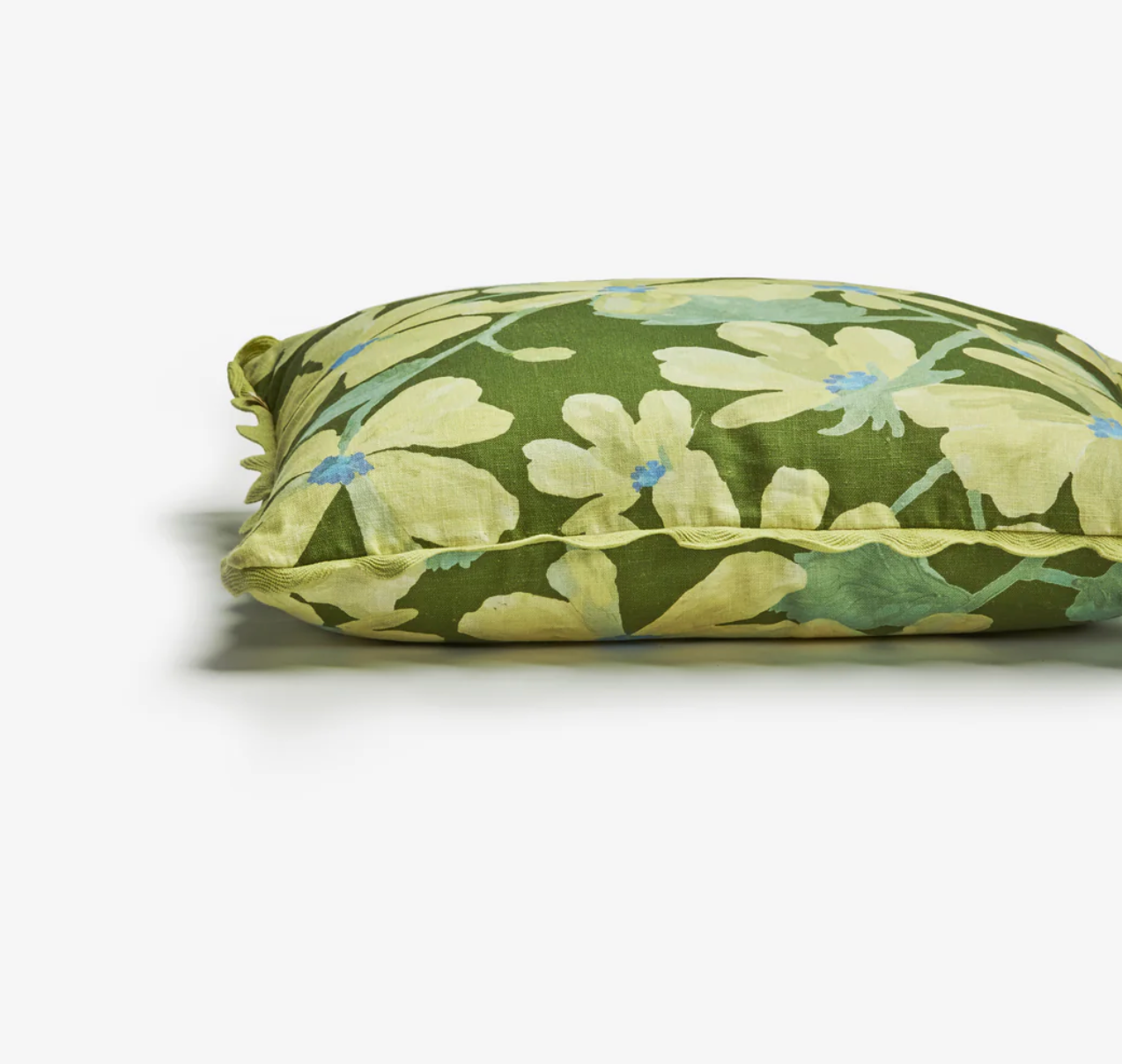 Bonnie & Neil Violet Khaki Cushion