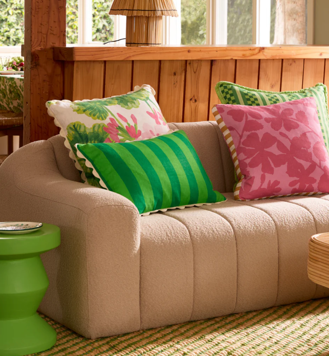 Bonnie & Neil Geranium Cushion