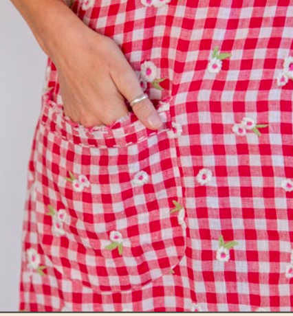 Mandalay Lee Gingham Gidget Dress
