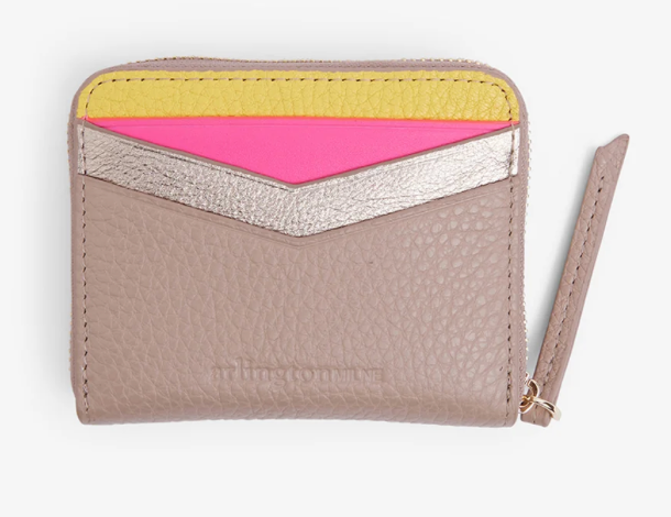 Arlington Milne Alexis Zip Purse - Fawn Multi
