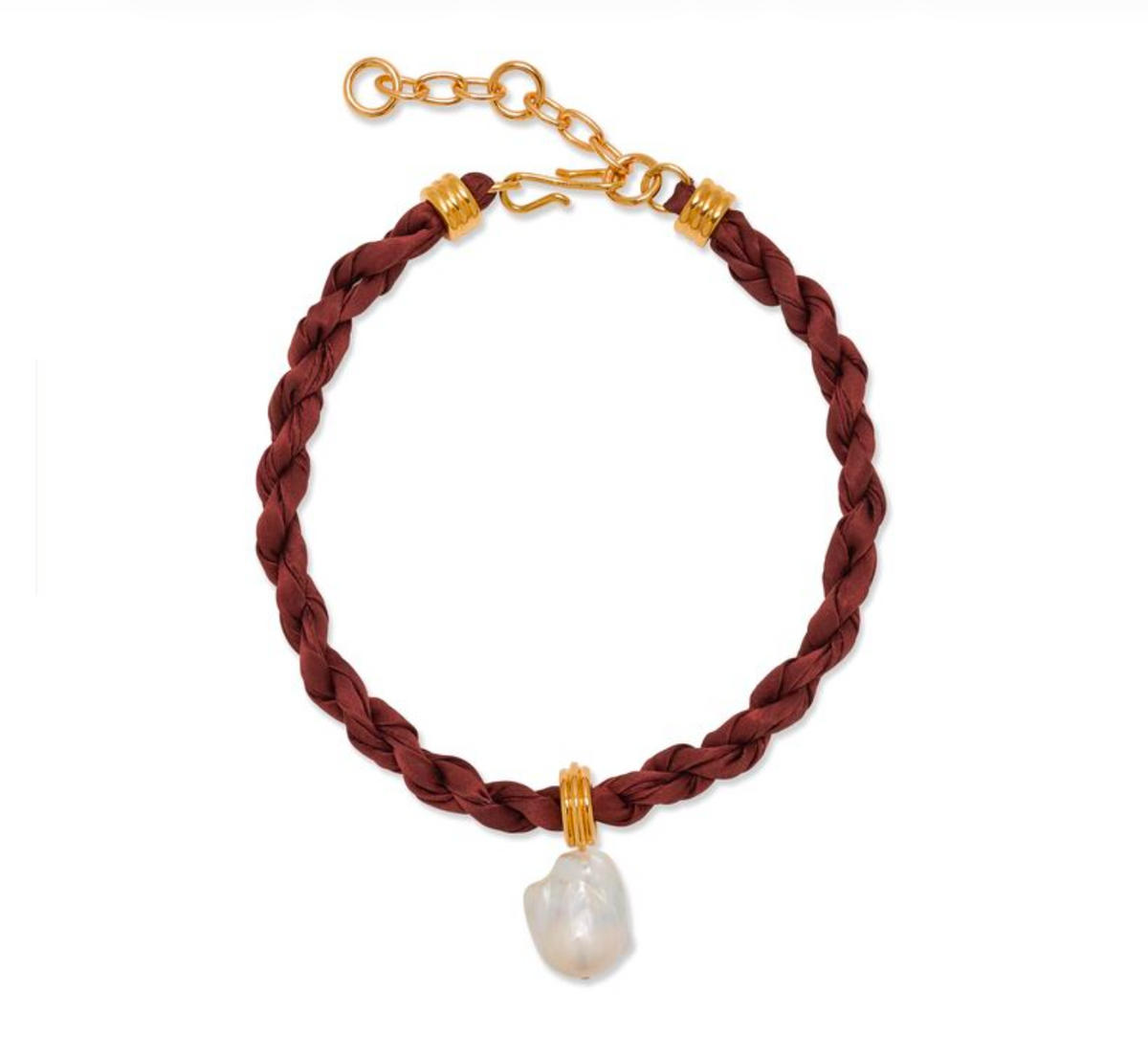 Lizzie Fortunato Woven Collar Cocoa