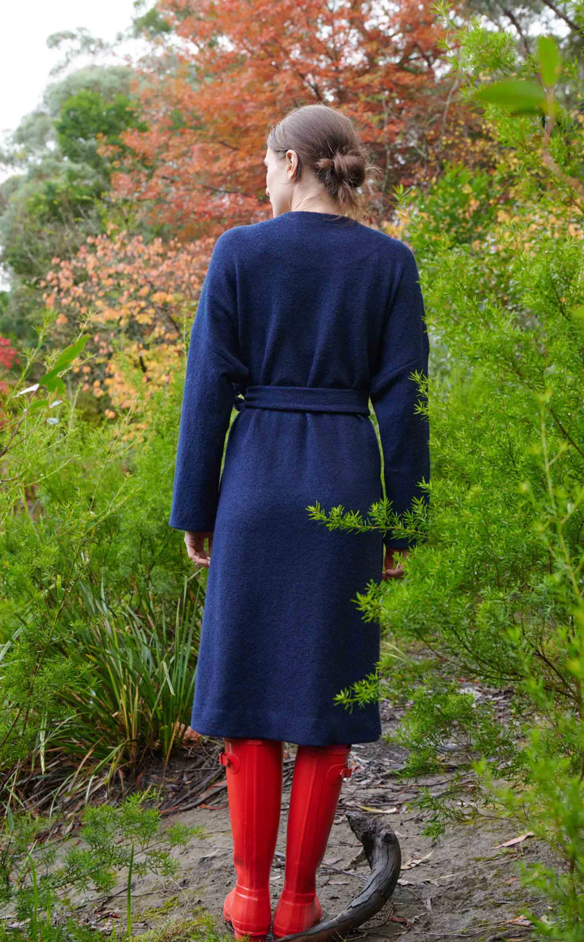 Brigid McLaughlin Curve Belted Wool Tunic