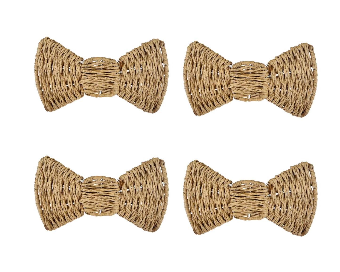 Bow napkin Ring Set