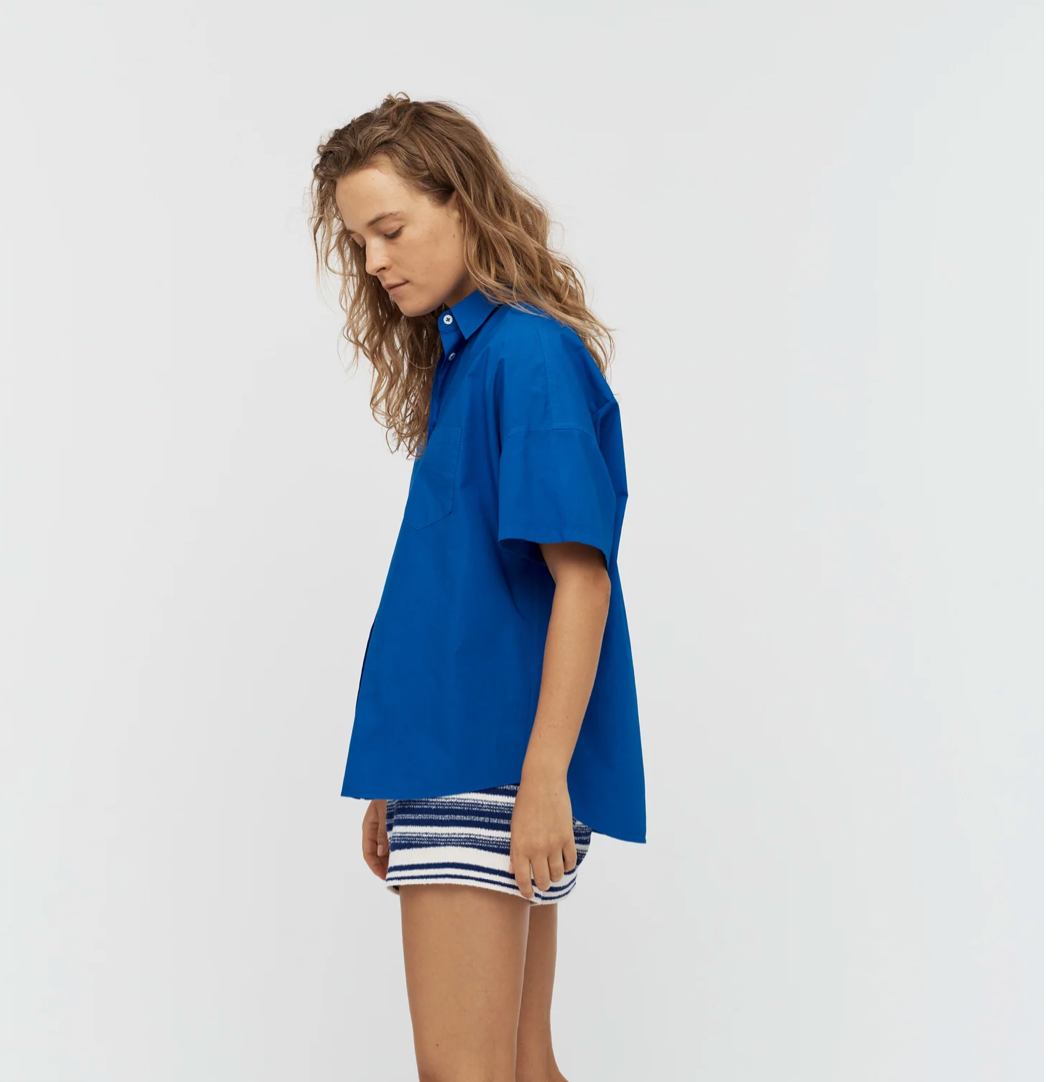 LMND Chiara Short Sleeve Shirt WAS $135