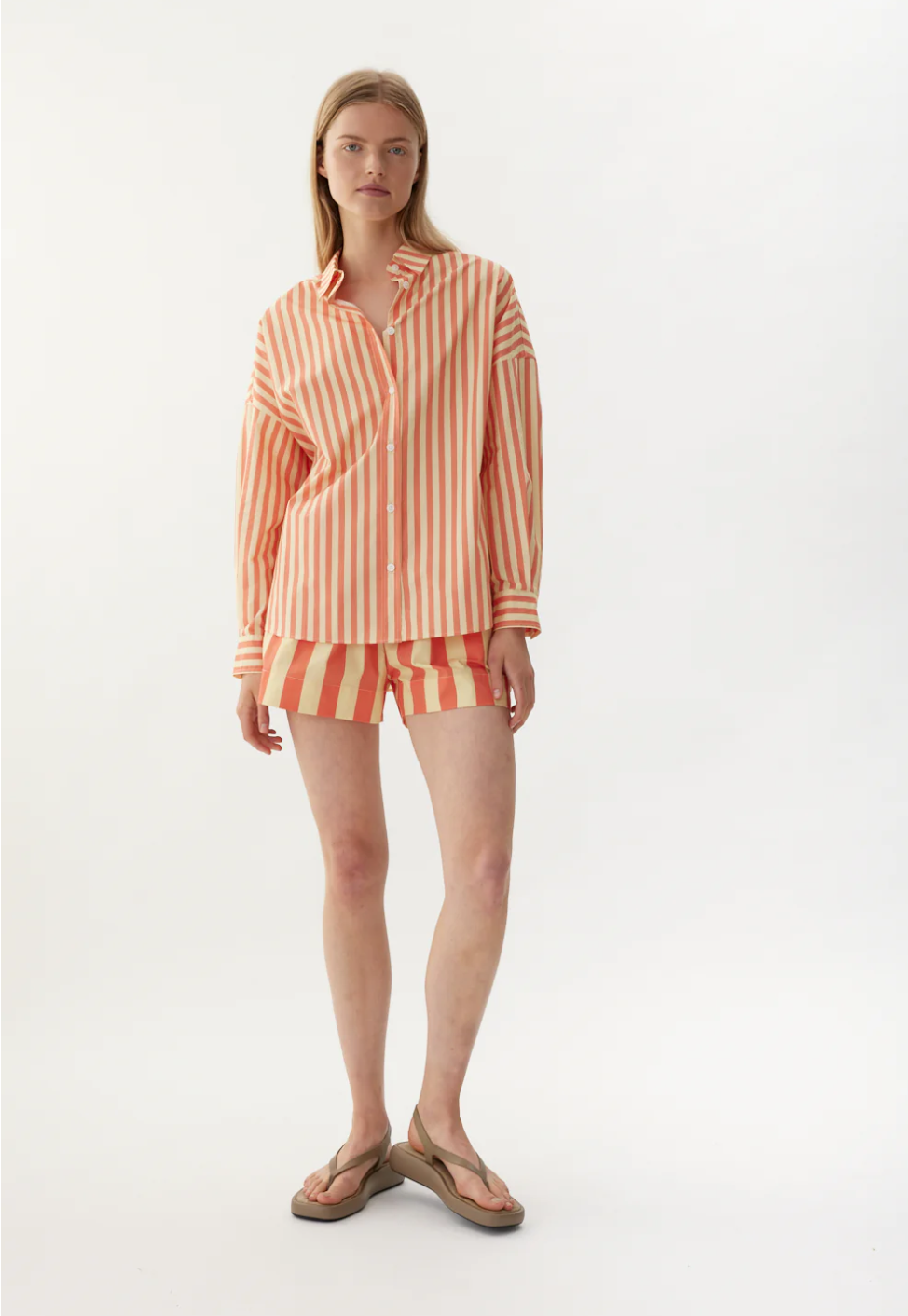 LMND Chiara Classic Stripe Shirt WAS $190