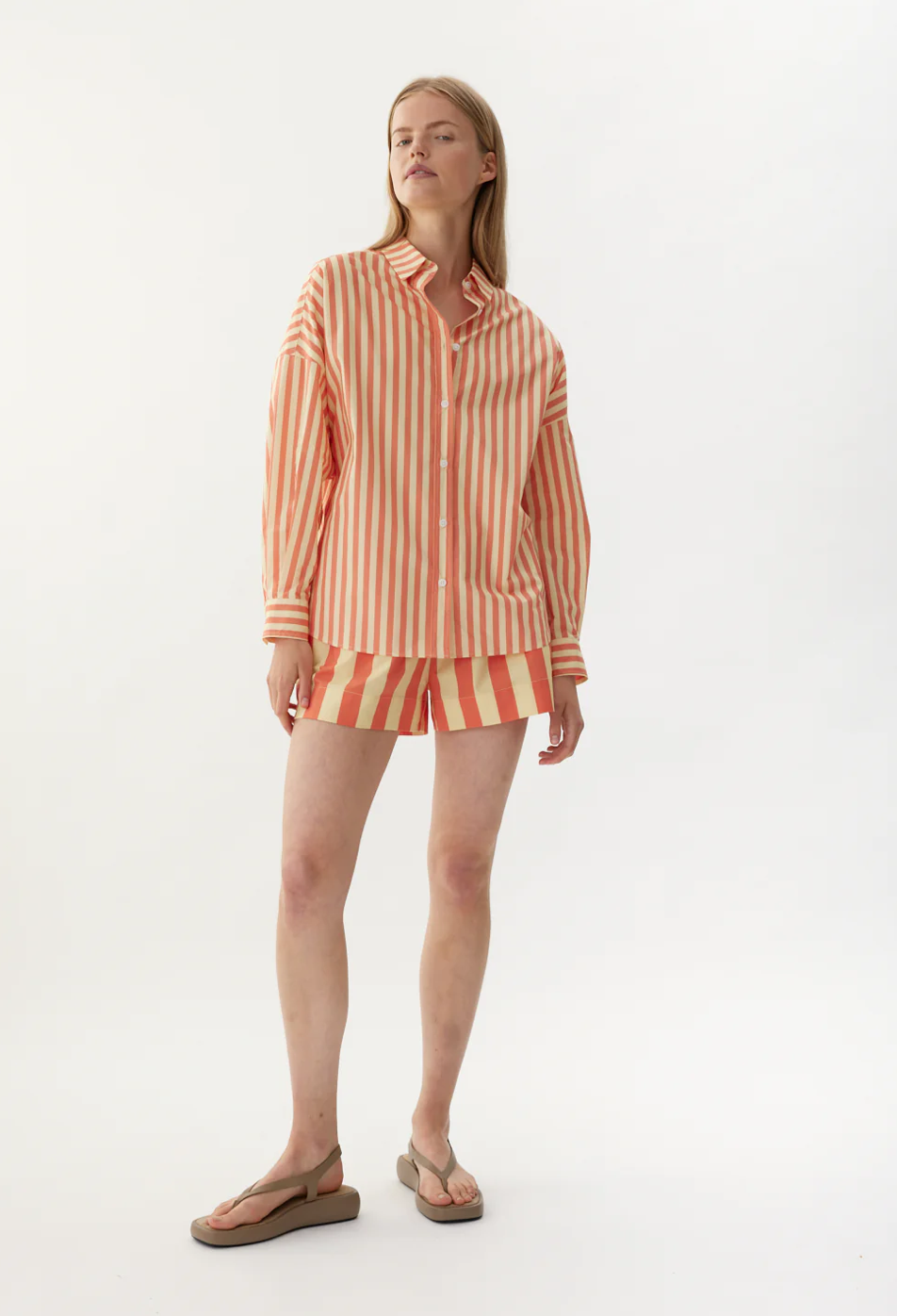 LMND Chiara Classic Stripe Shirt WAS $190