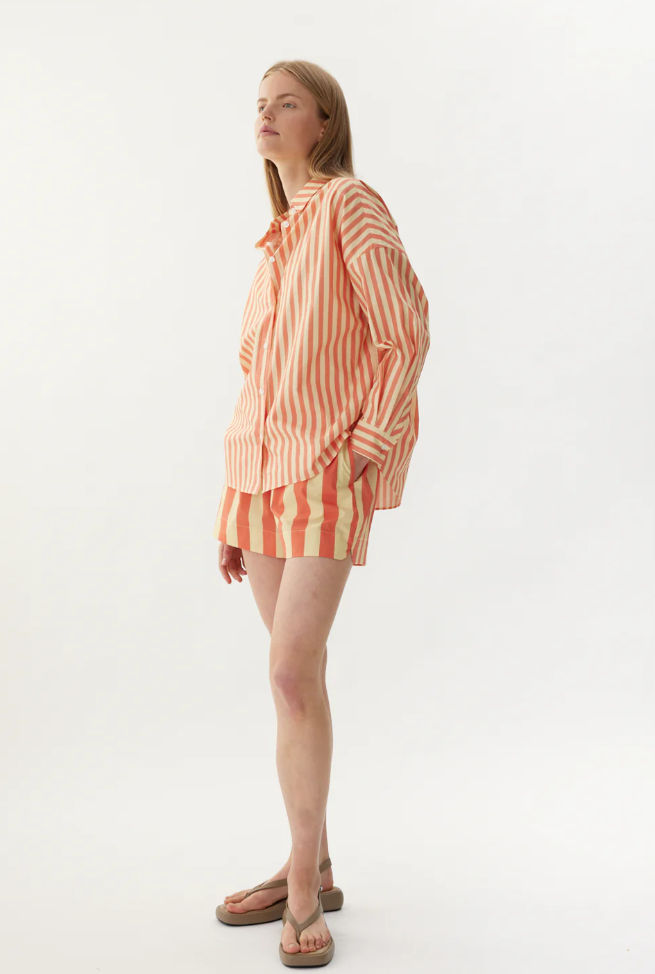 LMND Chiara Classic Stripe Shirt WAS $190