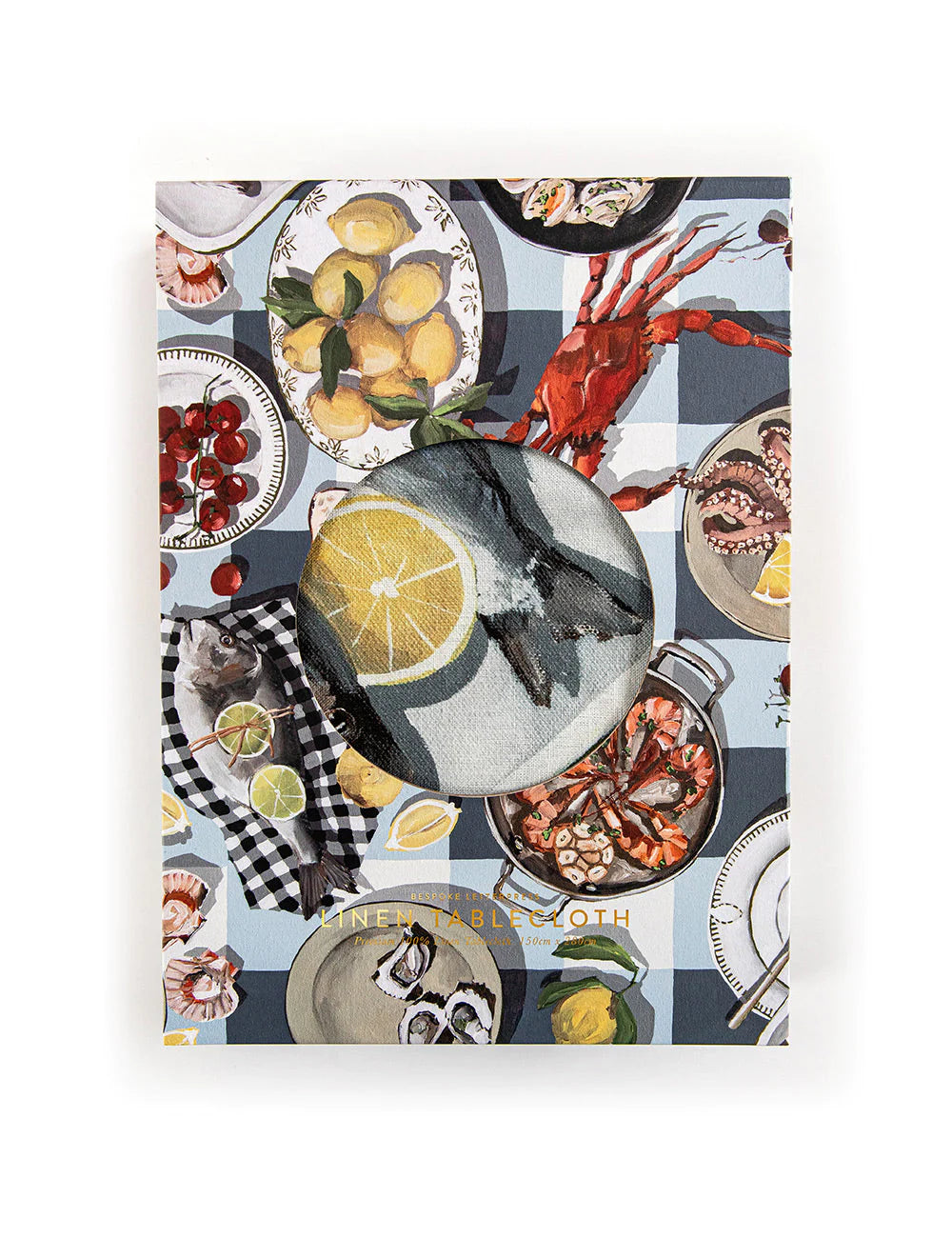 Bespoke Letterpress Linen Tablecloth