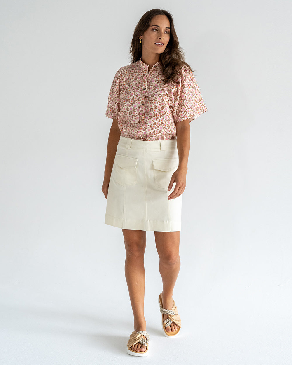 Elms + King Lincoln mini Skirt WAS $190