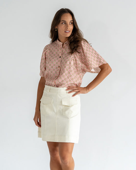 Elms + King Lincoln mini Skirt WAS $190