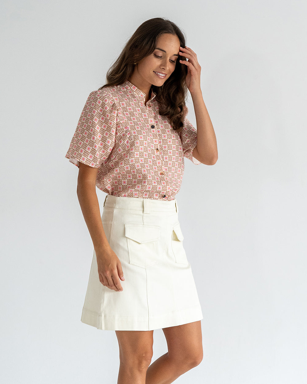 Elms + King Lincoln mini Skirt WAS $190