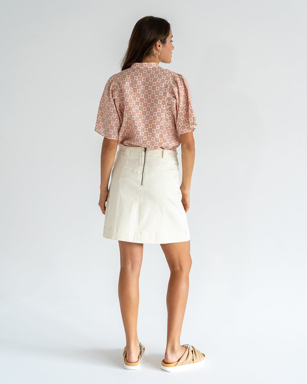 Elms + King Lincoln mini Skirt WAS $190