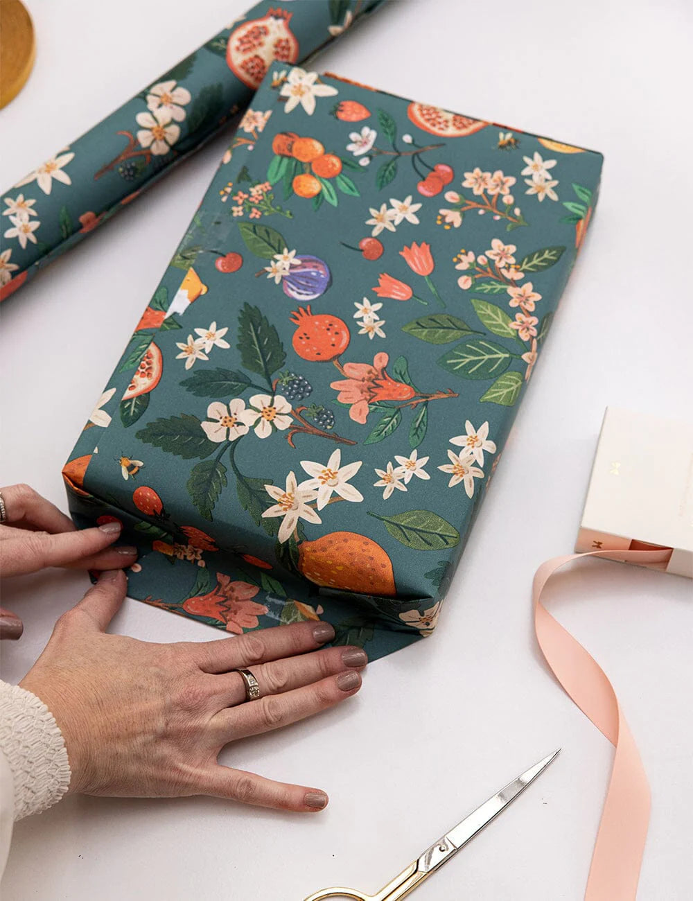 Bespoke Letterpress Gift Wrap Roll 3m