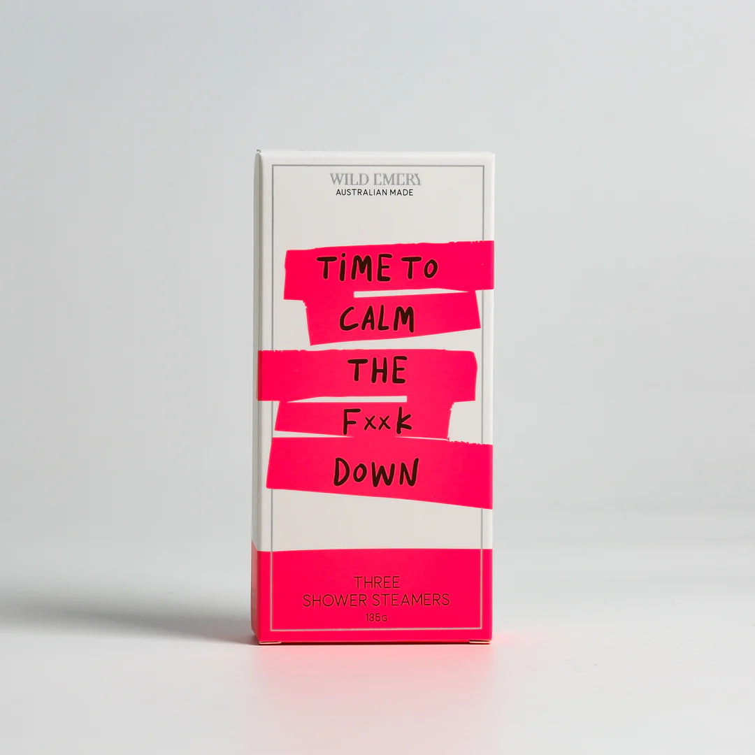 Time To Calm The F**k Down Cheeky Shower Steamer - 3 Pack