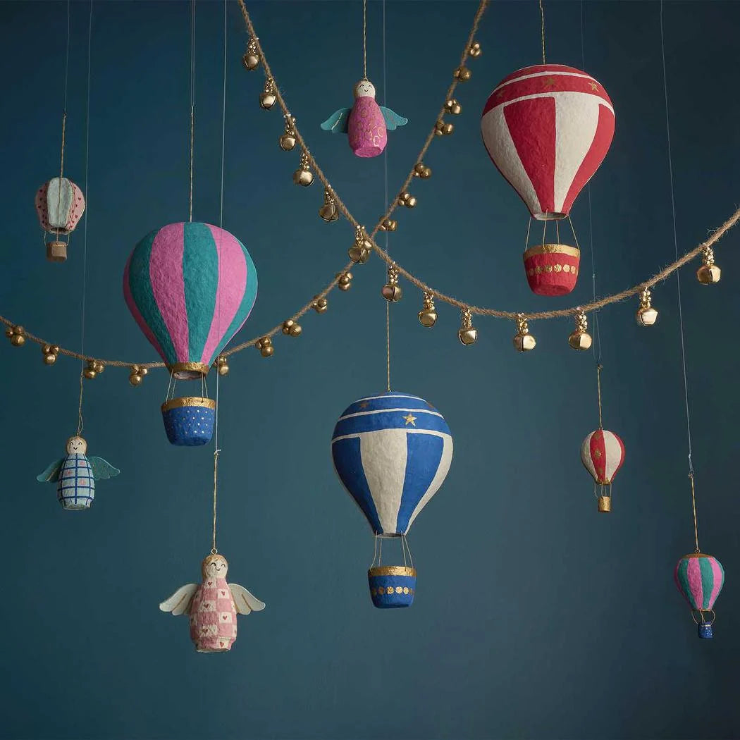 Mache Hanging Angel Pink