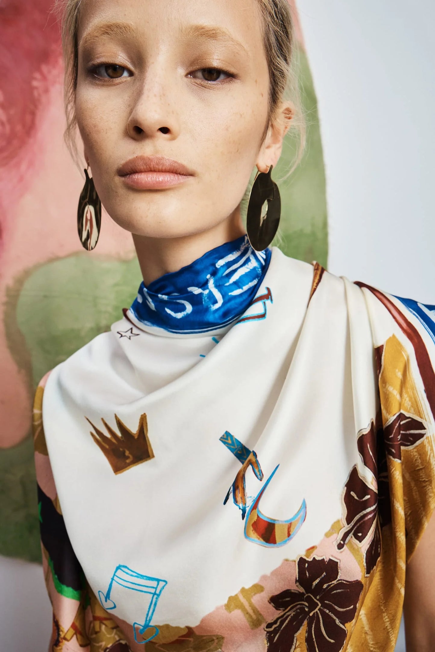 Alemais Tangible Love Silk Scarf