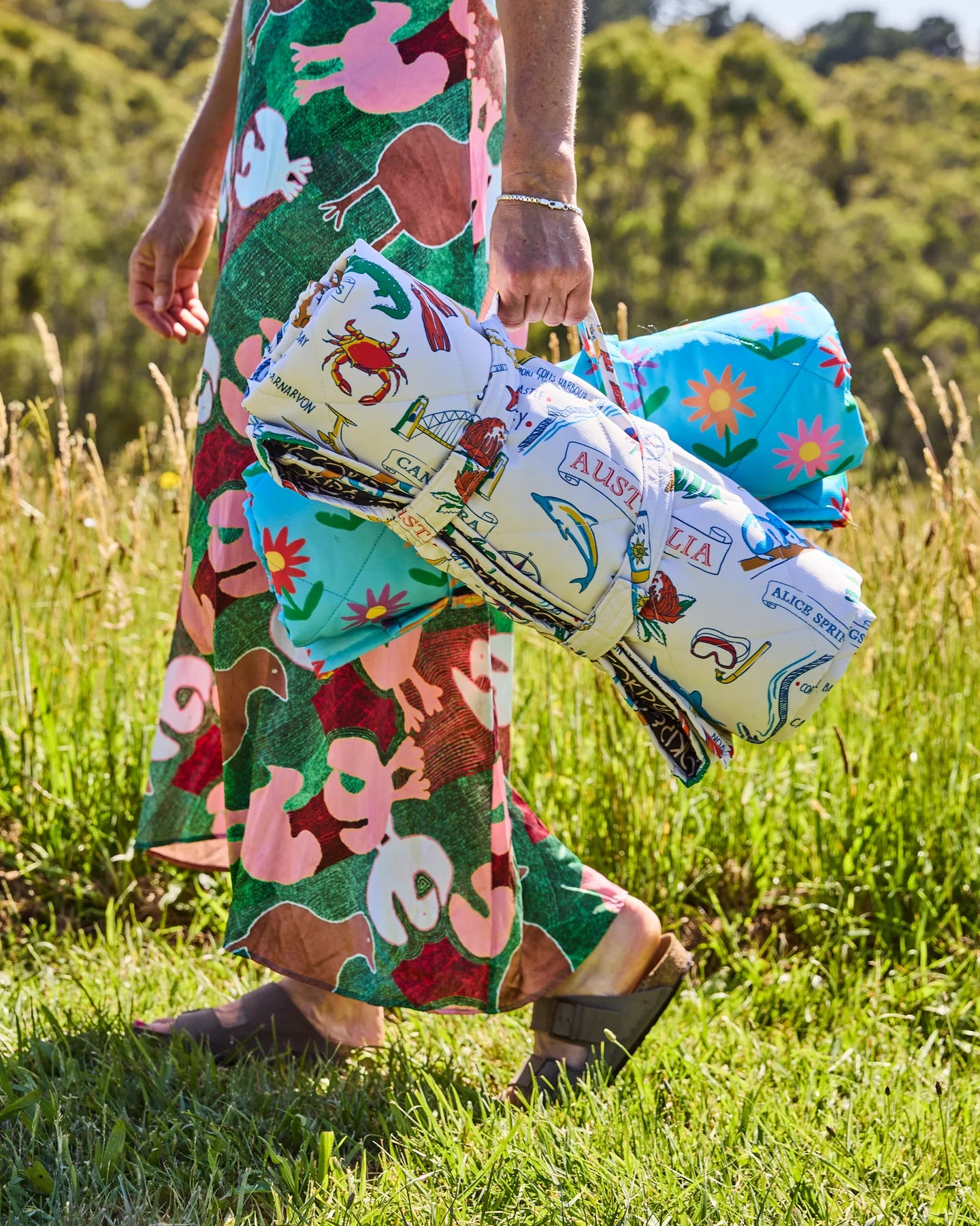 Kip & Co Aussie Road Trip Picnic Mat