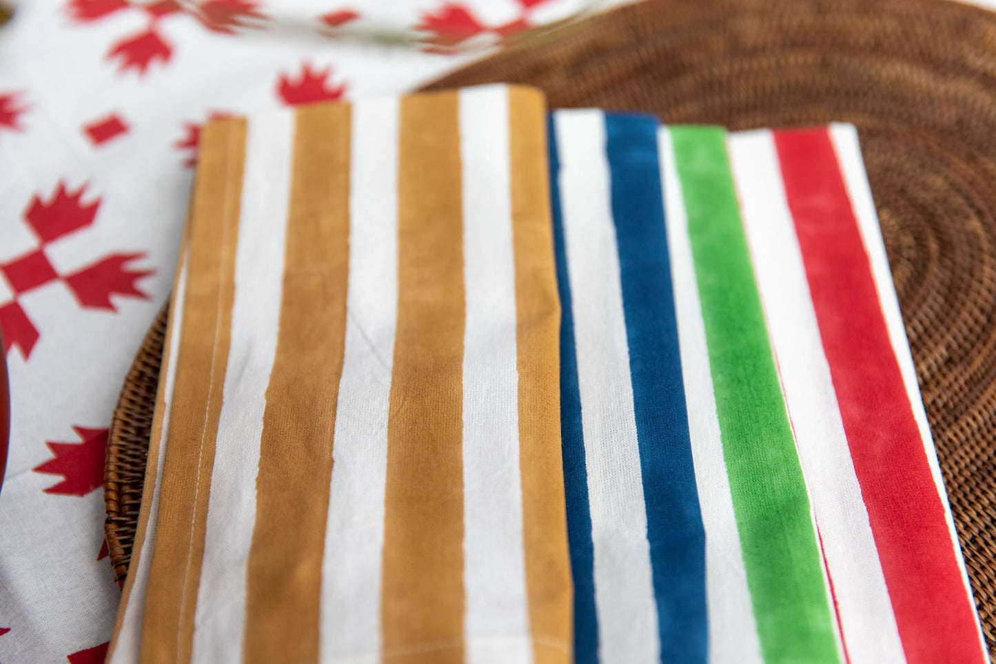 Mandalay Designs Bold Stripe Napkin