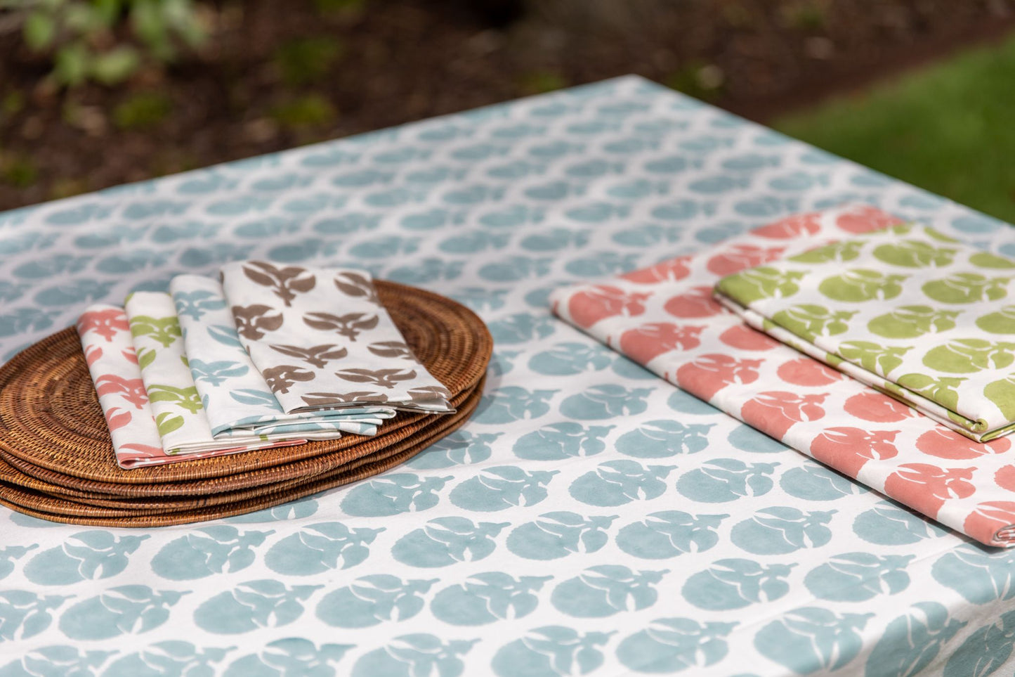 Mandalay Designs Buttercup Table Linen - Terracotta