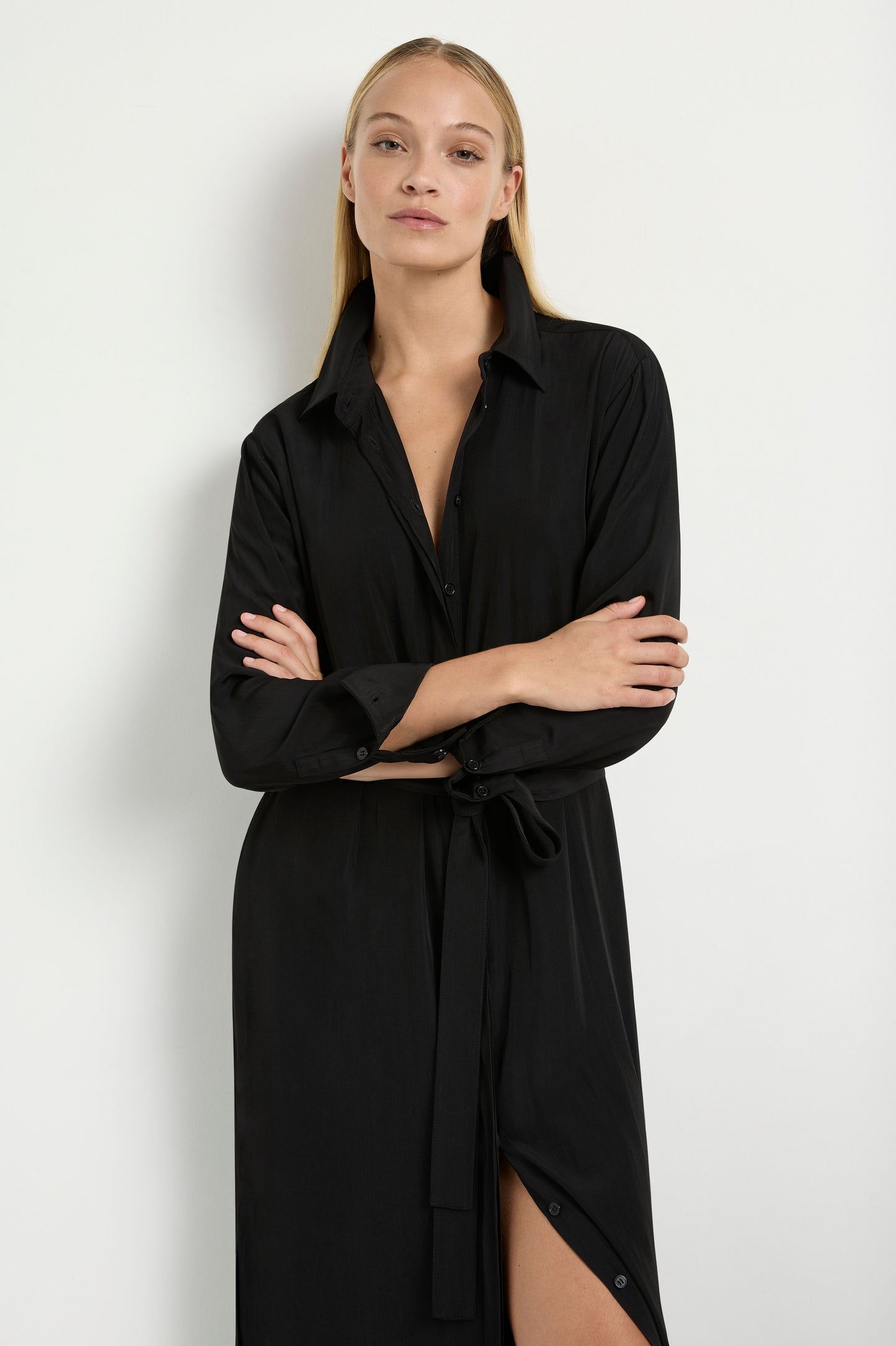 Mela Purdie Tie Shirt Dress WAS $450