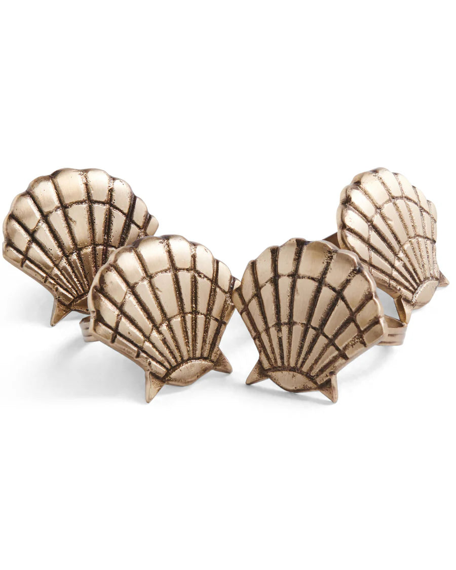 Kip & Co Shell Brass Napkin Ring