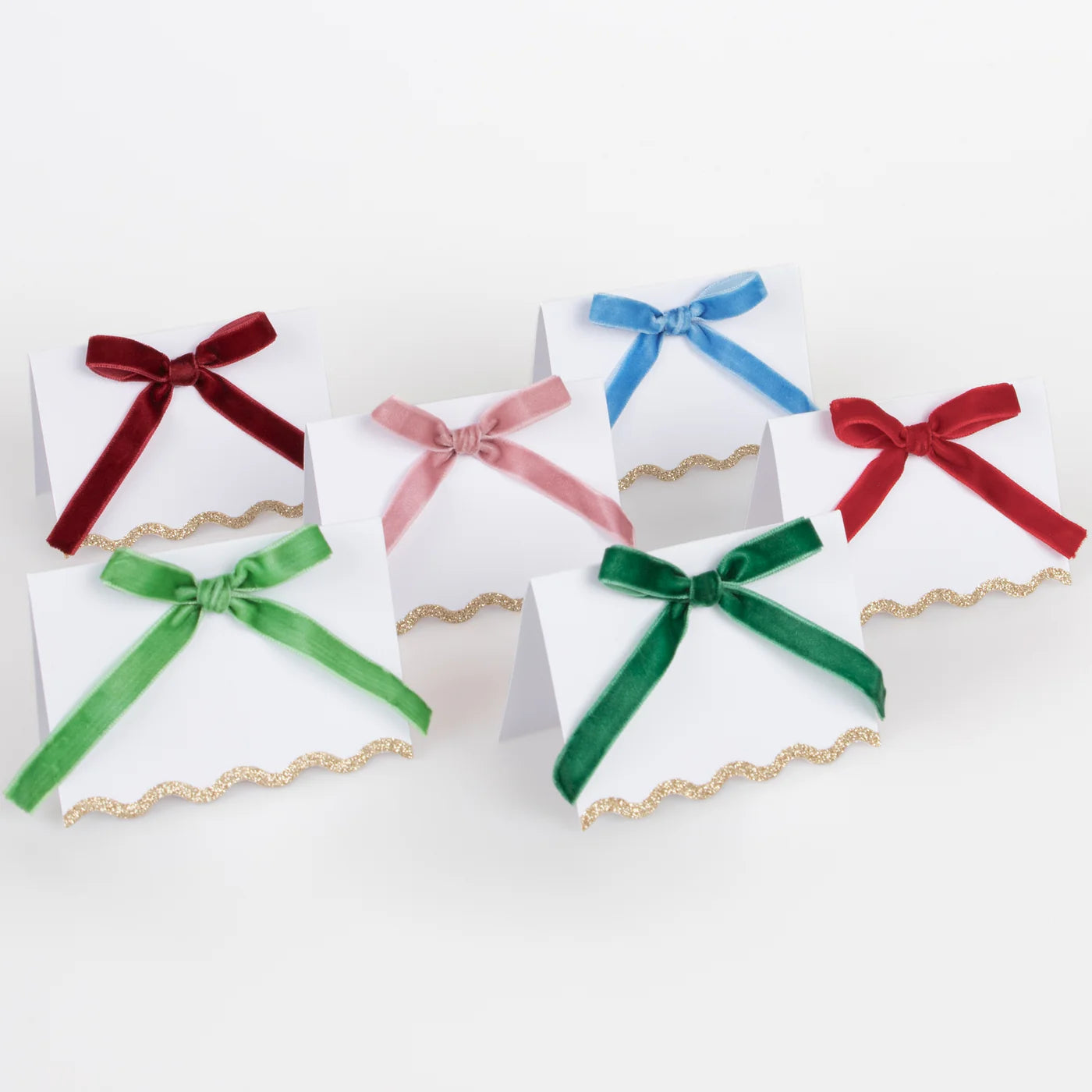 Meri Meri Christmas Velvet Bow Place Cards