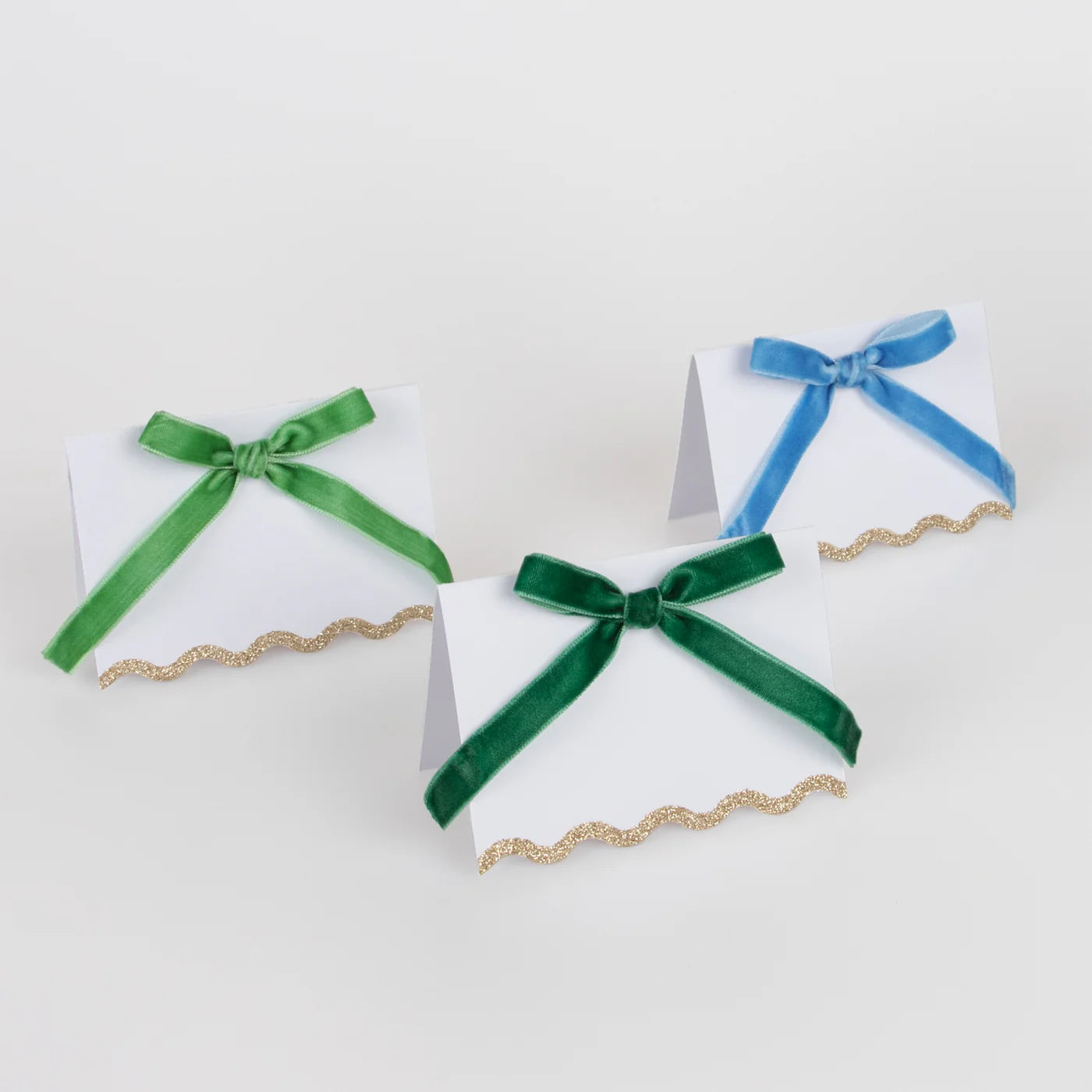 Meri Meri Christmas Velvet Bow Place Cards