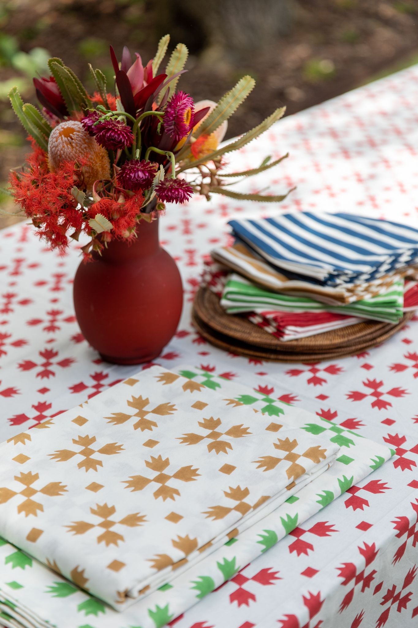 Mandalay Designs Bold Stripe Napkin