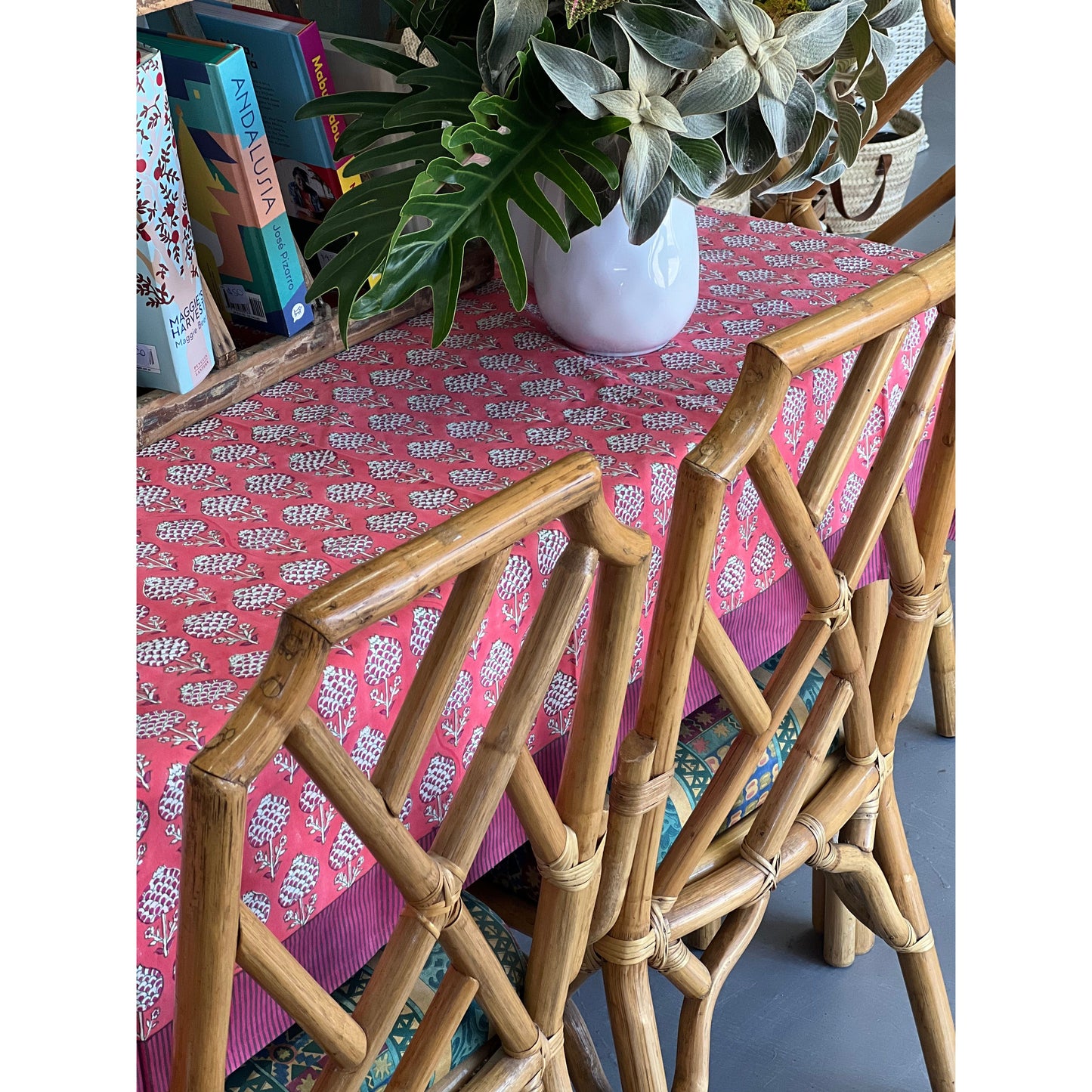 Vintage Cane Dining Setting WAS $1100