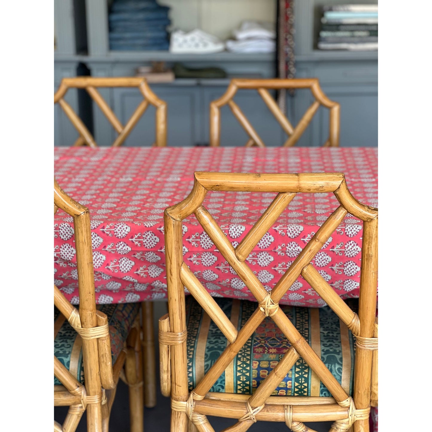 Vintage Cane Dining Setting WAS $1100
