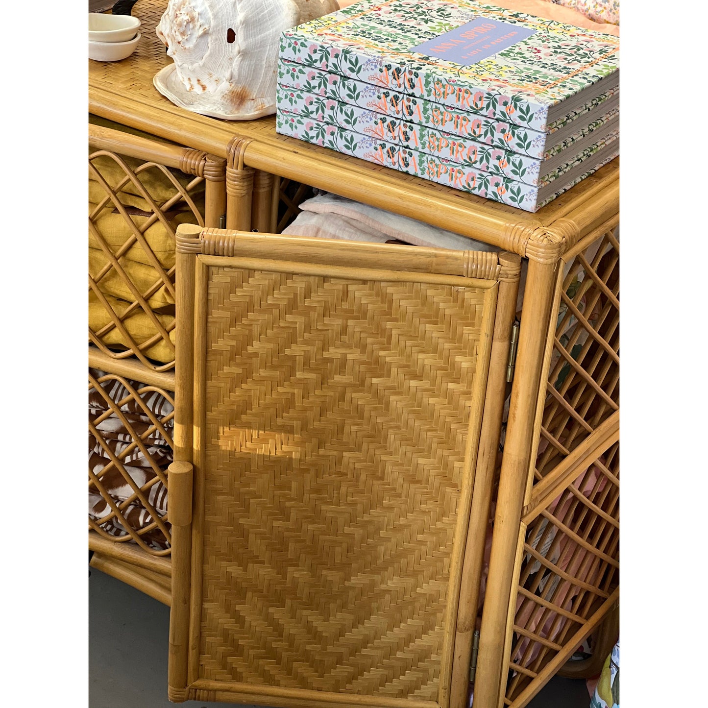Vintage Cane Hutch WAS $900